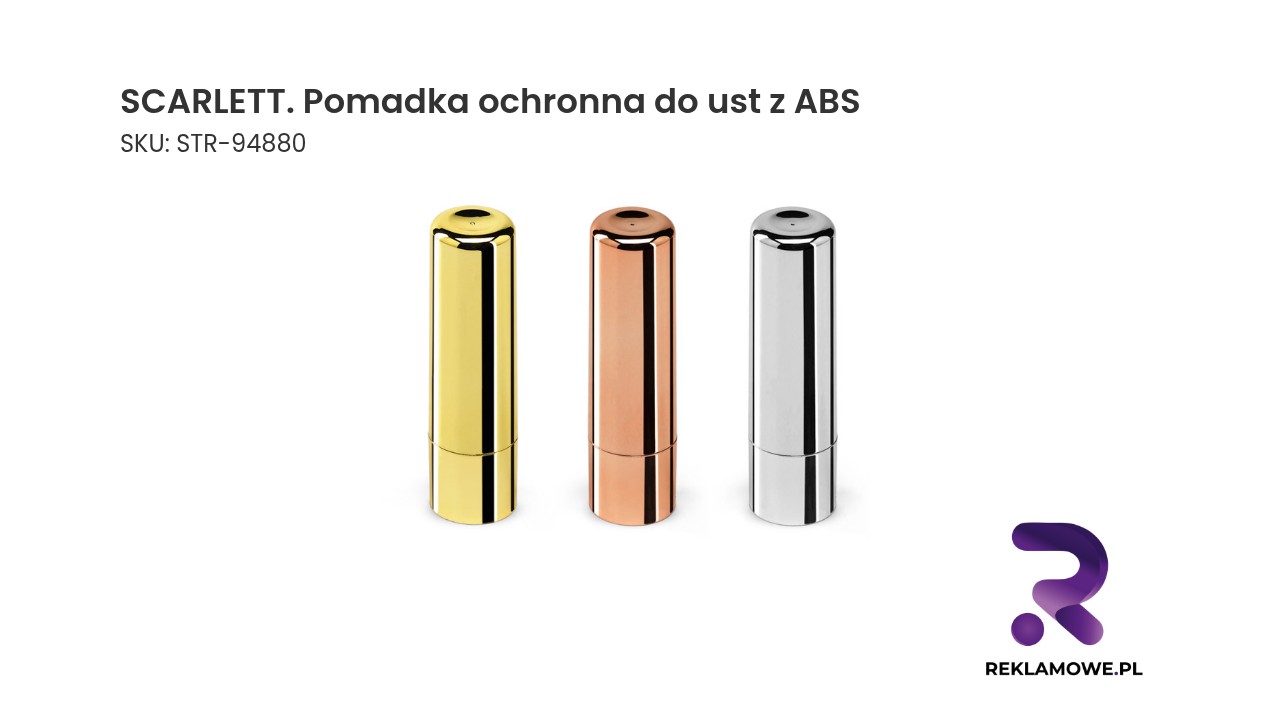Pomadka ochronna SCARLETT z ABS do pielęgnacji ust