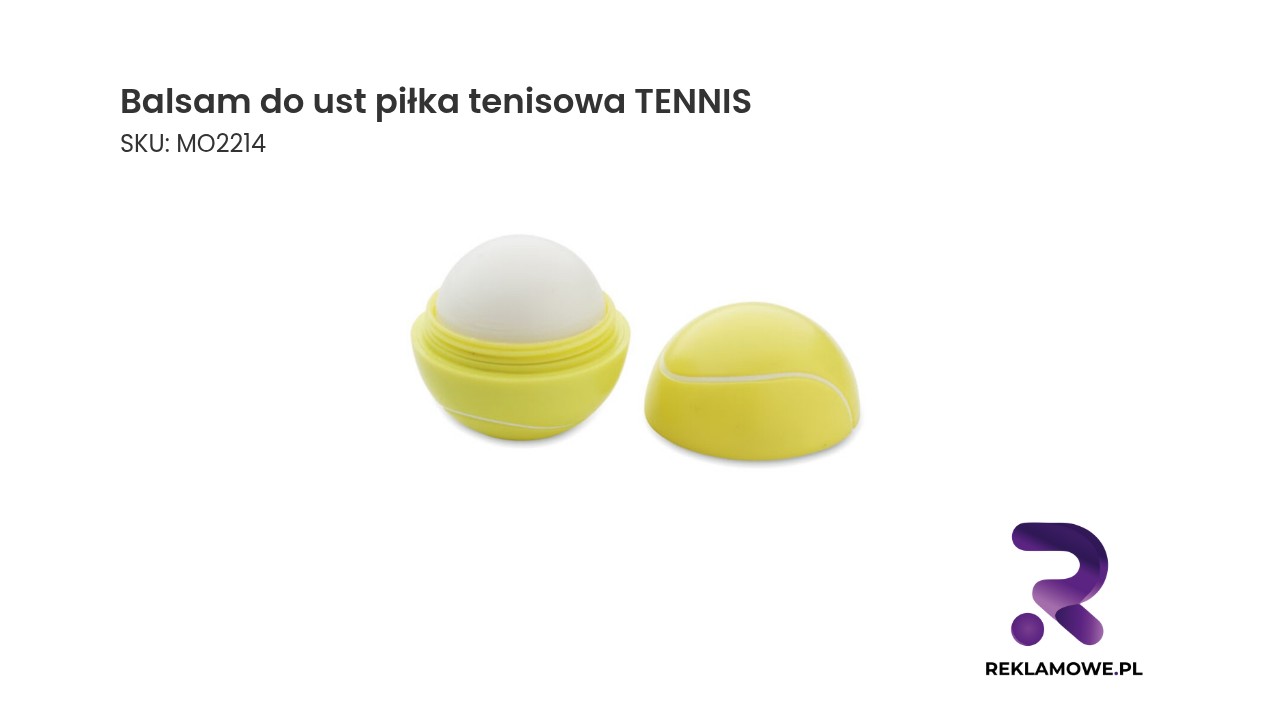 Balsam do ust w kształcie piłki tenisowej marki TENNIS