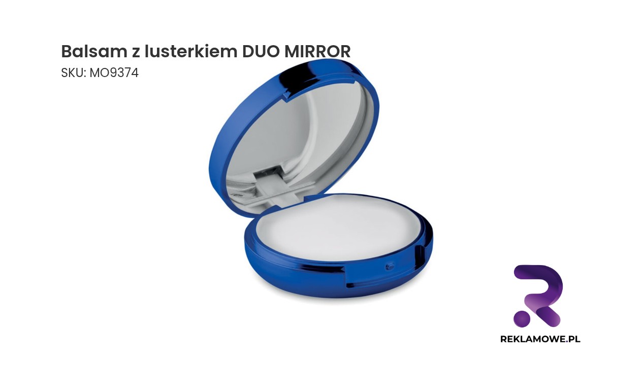 Balsam z lusterkiem DUO MIRROR – praktyczny balsam do ust z wbudowanym lusterkiem