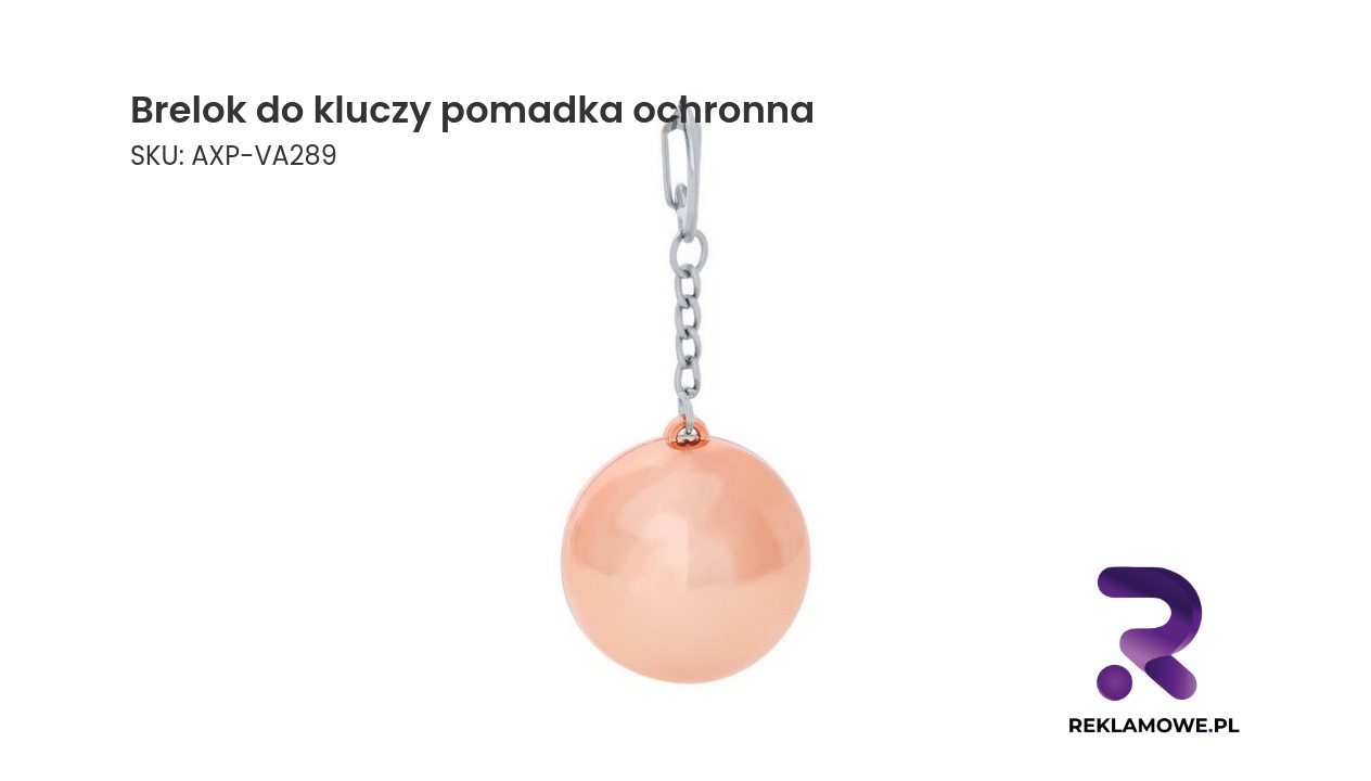 Brelok do kluczy z pomadką ochronną