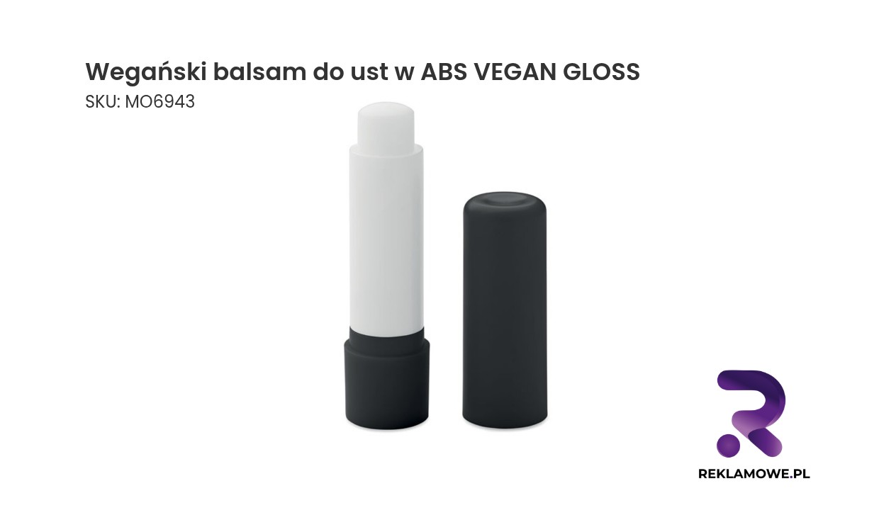 Wegański balsam do ust w ABS VEGAN GLOSS – naturalny błyszczyk do pielęgnacji ust